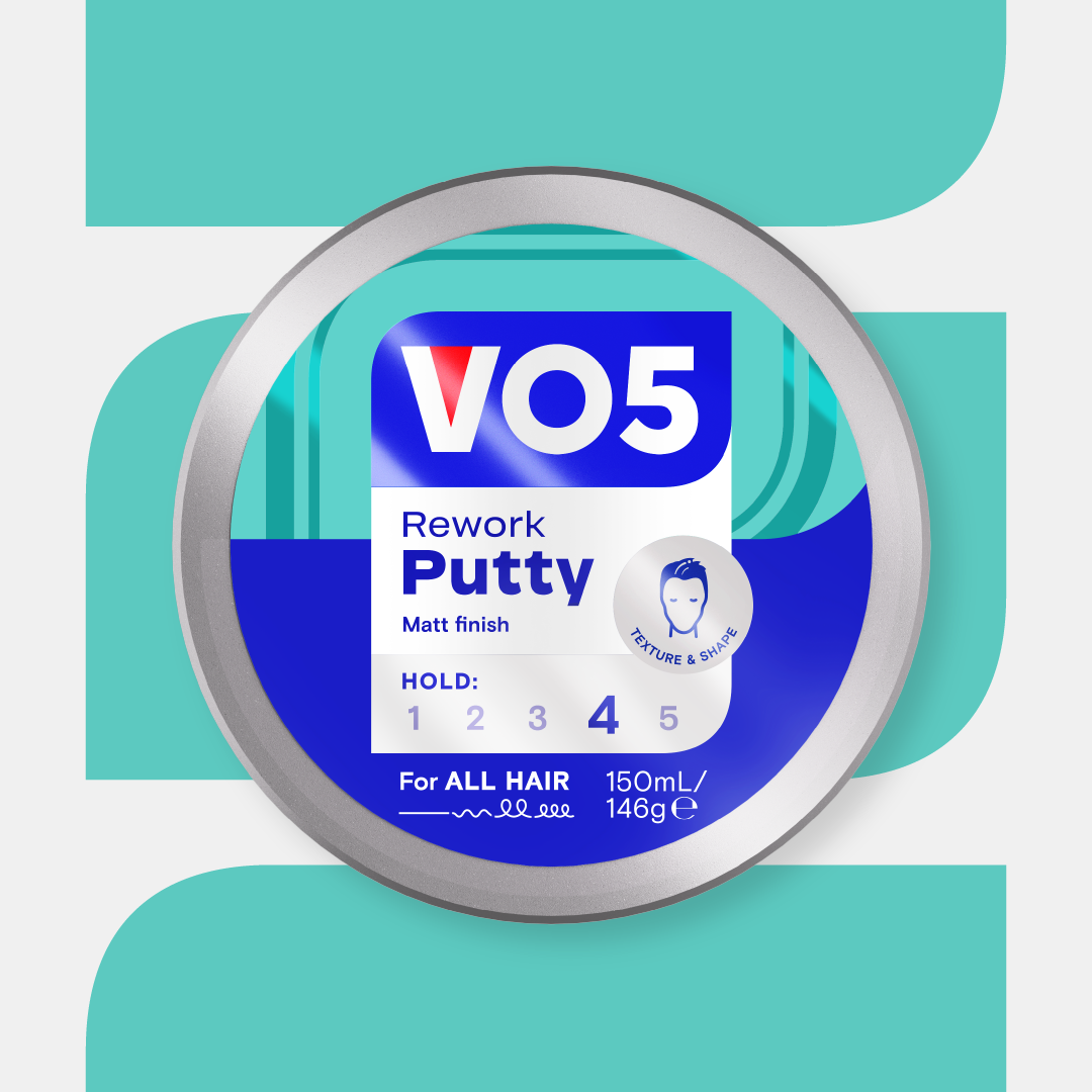 Rework Hair Putty for Shaping Hair Styles 150ml | VO5 – VO5 UK